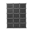 Cube Cabinet Shoe Storage Cabinet Organiser Shelf Stackable DIY 3 Column