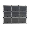 Cube Cabinet Shoe Storage Cabinet Organiser Shelf Stackable DIY 3 Column