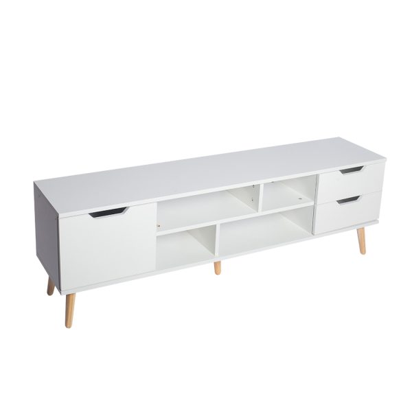 Wednesfield TV Cabinet Entertainment Unit Stand Storage Drawer Wooden Shelf