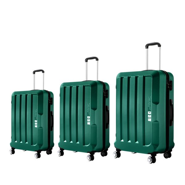 3pcs Luggage Sets Travel Hard Case Lightweight Suitcase TSA lock