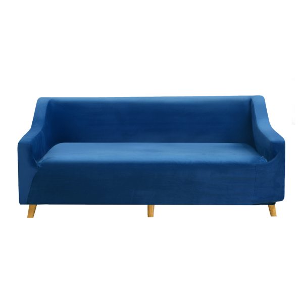 Sofa Cover Couch High Stretch Super Soft Plush Protector Slipcover – Green, 1 Seater