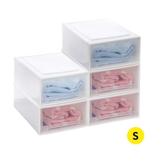Storage  Drawers Set Cabinet Tools Organiser Box Chest Drawer Plastic Stackable