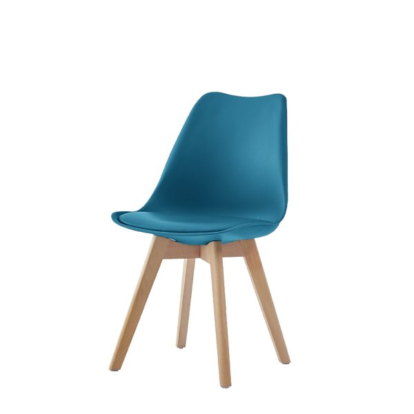 Retro Replica PU Leather Dining Chair Office Cafe Lounge Chairs