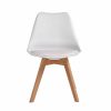 Retro Replica PU Leather Dining Chair Office Cafe Lounge Chairs