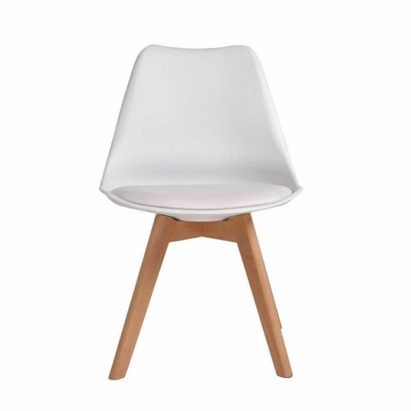 Retro Replica PU Leather Dining Chair Office Cafe Lounge Chairs