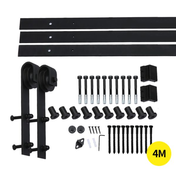 Antique Classic Style Barn Door Hardware Track Roller Kit