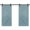 Antique Classic Style Barn Door Hardware Track Roller Kit