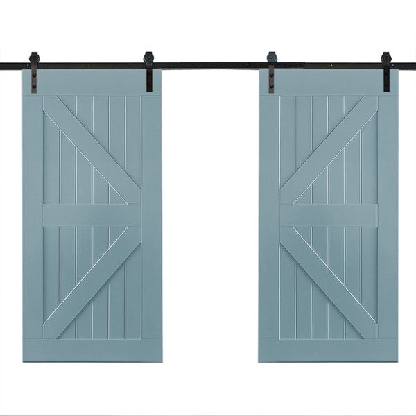 Antique Classic Style Barn Door Hardware Track Roller Kit
