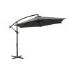 3M Outdoor Umbrella Cantilever Cover Garden Patio Beach Umbrellas Crank