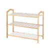 Bamboo Shoe Rack Storage Wooden Organizer Shelf Stand