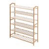Bamboo Shoe Rack Storage Wooden Organizer Shelf Stand
