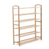 Bamboo Shoe Rack Storage Wooden Organizer Shelf Stand