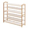 Bamboo Shoe Rack Storage Wooden Organizer Shelf Stand
