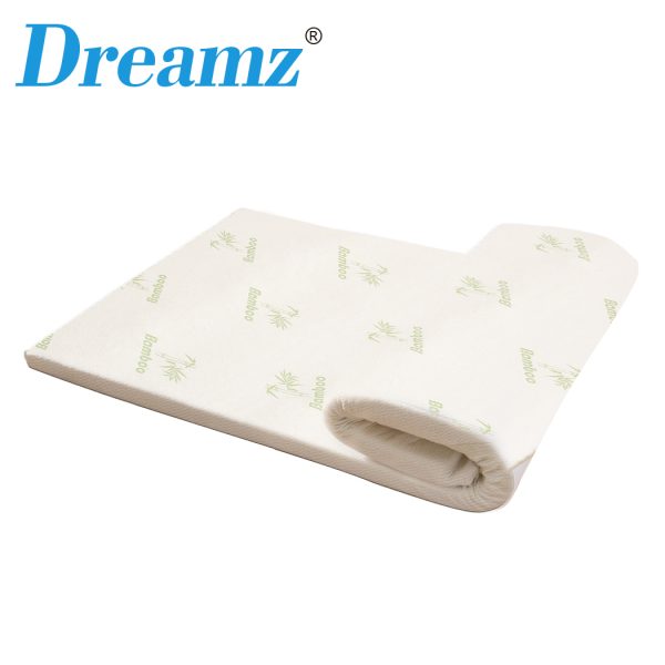 8cm Bedding Cool Gel Memory Foam Bed Mattress Topper Bamboo Cover