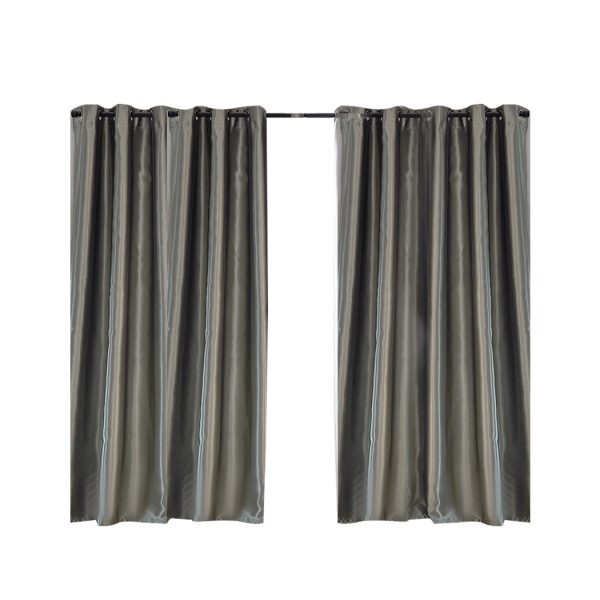 2X Blockout Curtains Blackout Curtain Bedroom Window Eyelet