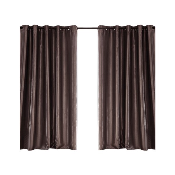 2X Blockout Curtains Blackout Curtain Bedroom Window Eyelet