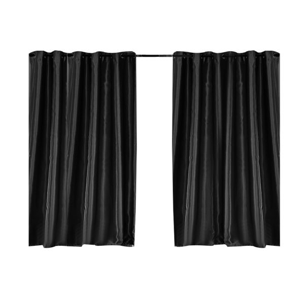 2X Blockout Curtains Blackout Curtain Bedroom Window Eyelet