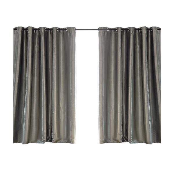 2X Blockout Curtains Blackout Curtain Bedroom Window Eyelet