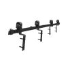 Sliding Barn Door Hardware Track Double Overlap Classic Kits