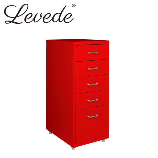 5 Drawers Portable Cabinet Rack Storage Steel Stackable Organiser Stand