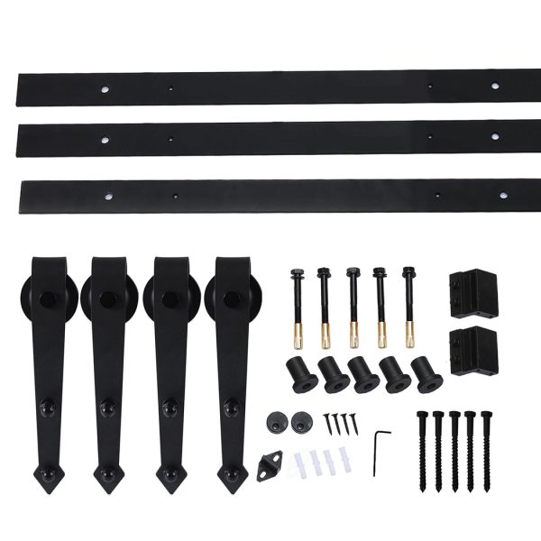 Sliding Barn Door Hardware Track Roller Kit Antique Classic