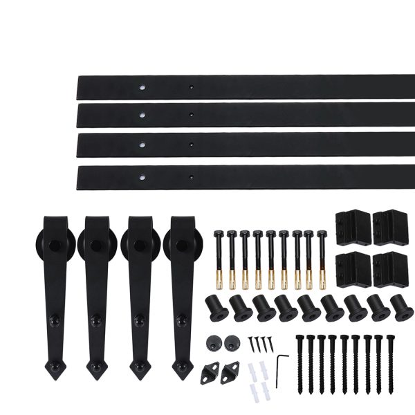 Sliding Barn Door Hardware Track Roller Kit Antique Classic