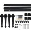Sliding Barn Door Hardware Track Roller Kit Antique Classic
