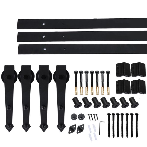 Sliding Barn Door Hardware Track Roller Kit Antique Classic