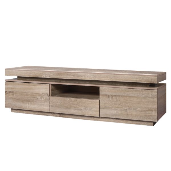 Tomah TV Cabinet Entertainment Unit Stand RGB LED Furniture Wooden Shelf 180cm