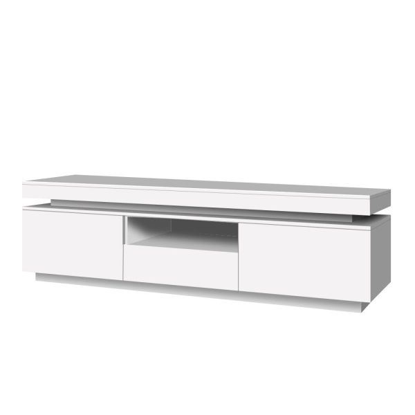 Tomah TV Cabinet Entertainment Unit Stand RGB LED Furniture Wooden Shelf 180cm