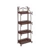 Plant Stand Outdoor Indoor Metal Flower Pots Rack Garden Shelf