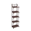 Plant Stand Outdoor Indoor Metal Flower Pots Rack Garden Shelf