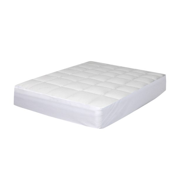 Mattress Protector Luxury Topper Bamboo Quilted Underlay Pad