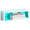 Campbell TV Cabinet Entertainment Unit Stand RGB LED Furniture Wooden Shelf