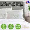 Royal Comfort Bamboo Covered Memory Foam Pillow