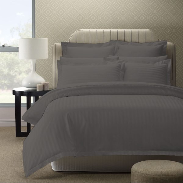 Royal Comfort 1200 Thread count Damask Stripe Cotton Blend Quilt Cover Sets