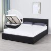 Kelly Luxury Gas Lift Bed Frame w/ Headboard