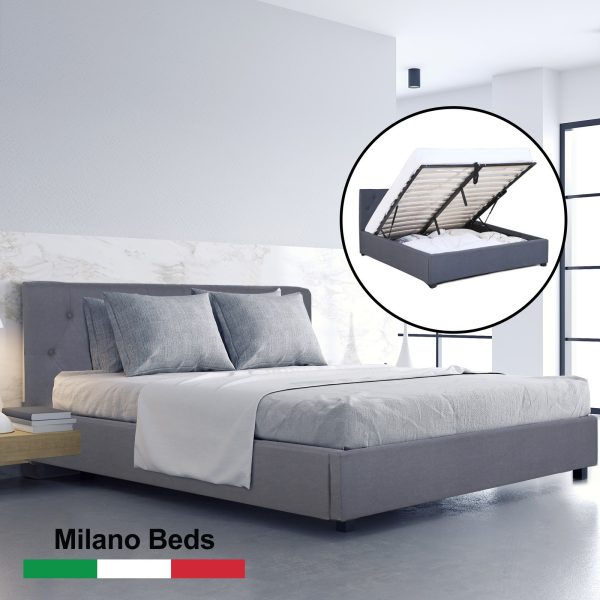 Aldershot Luxury Gas Lift Bed With Headboard (Model 3)