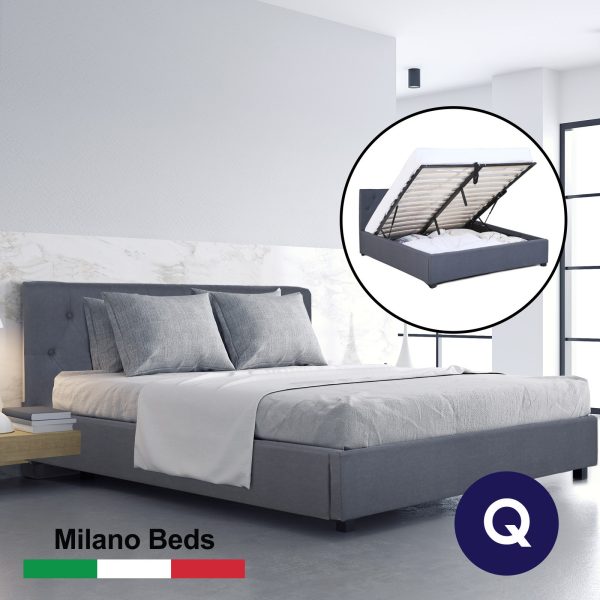 Aldershot Luxury Gas Lift Bed With Headboard (Model 3)