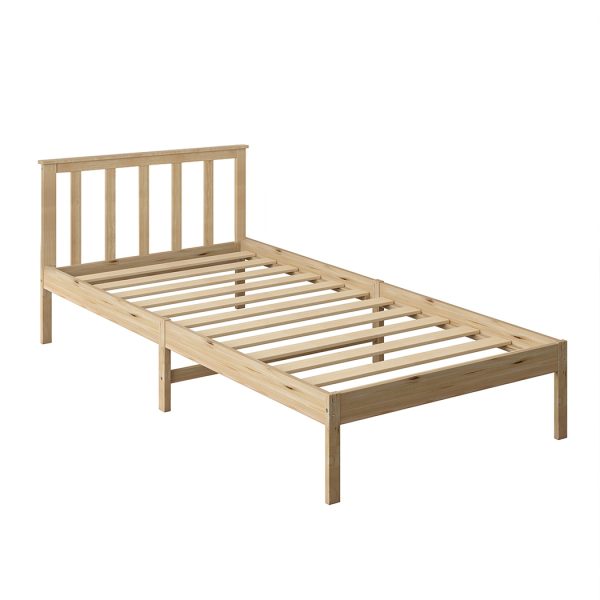 Amesbury Wooden Bed Frame Full Size Mattress Base Timber