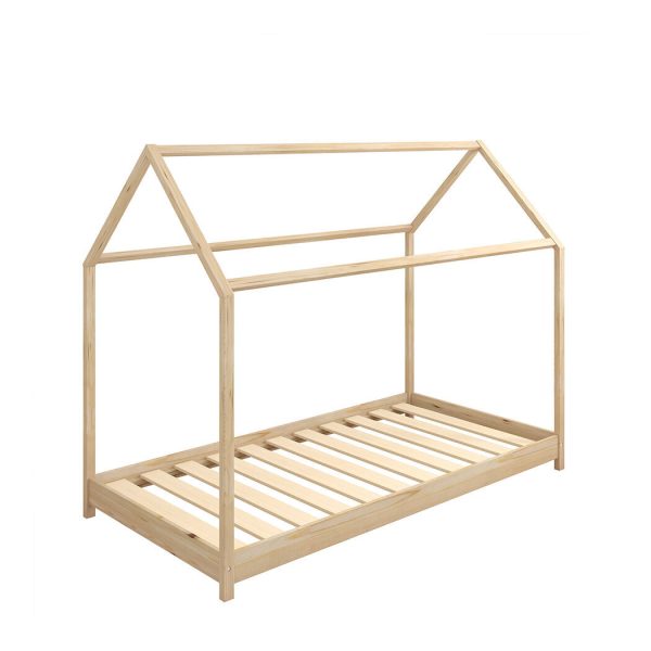 Arizona Bed Frame Single Wooden Timber House Frame Wood Mattress Base Platform