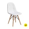 Retro Replica PU Leather Dining Chair Office Cafe Lounge Chairs