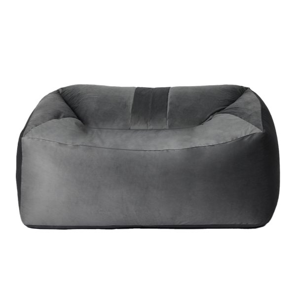 Bean Bag Chair Cover Soft Velevt Home Game Seat Lazy Sofa 145cm Length