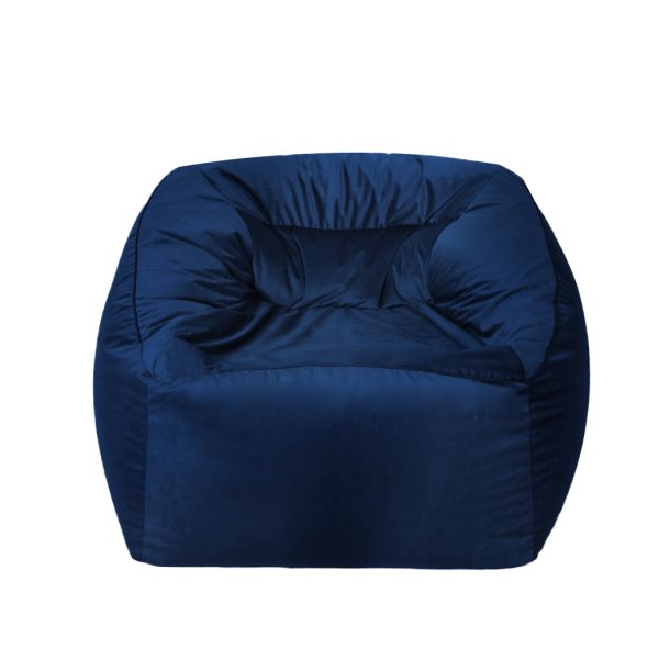 Bean Bag Chair Cover Soft Velevt Home Game Seat Lazy Sofa Cover Large