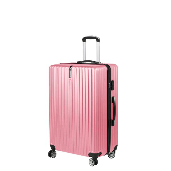 Luggage Suitcase Code Lock Hard Shell Travel Carry Bag Trolley