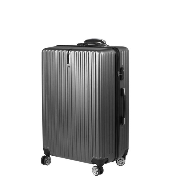 Luggage Suitcase Code Lock Hard Shell Travel Carry Bag Trolley