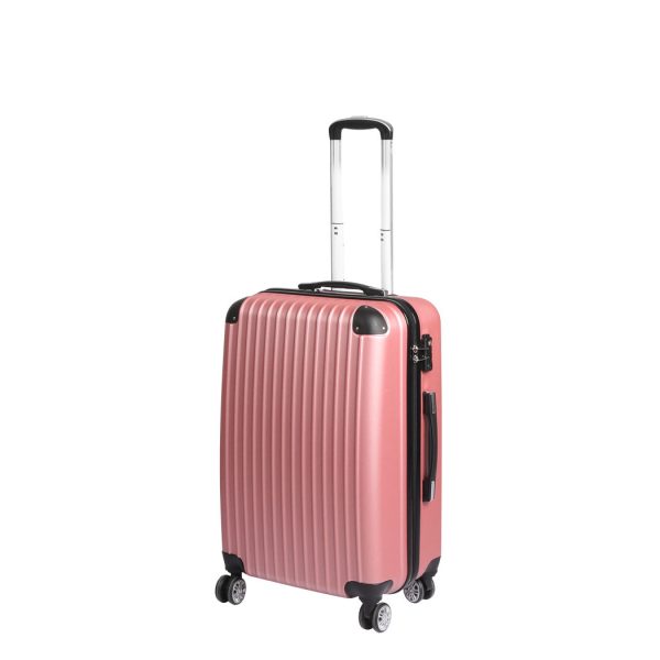 Luggage Suitcase Code Lock Hard Shell Travel Carry Bag Trolley