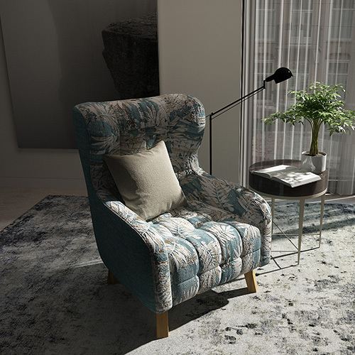Rose Arm Chair Printing