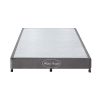 Mattress Base Ensemble Solid Wooden Slat with Removable Cover