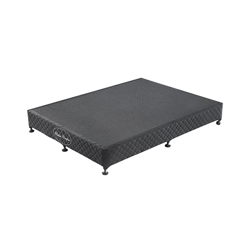 Mattress Base Ensemble Solid Wooden Slat with Removable Cover